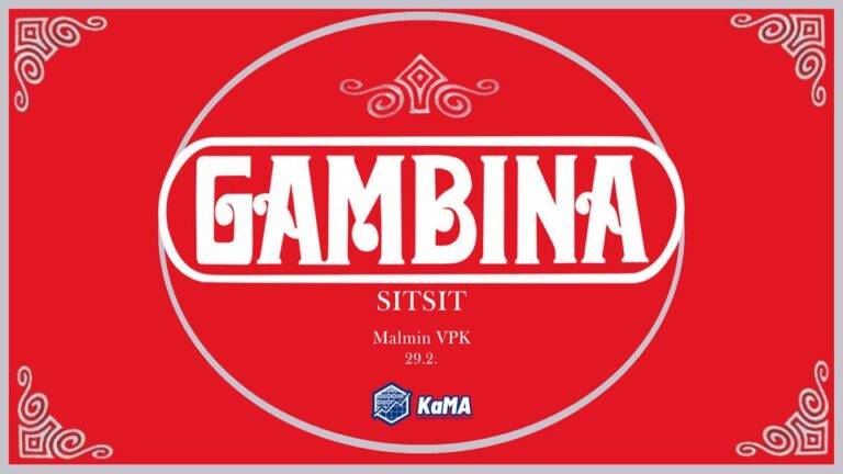 Tervetuloa juhlistamaan Gambinaa Malmin VPK:lle!