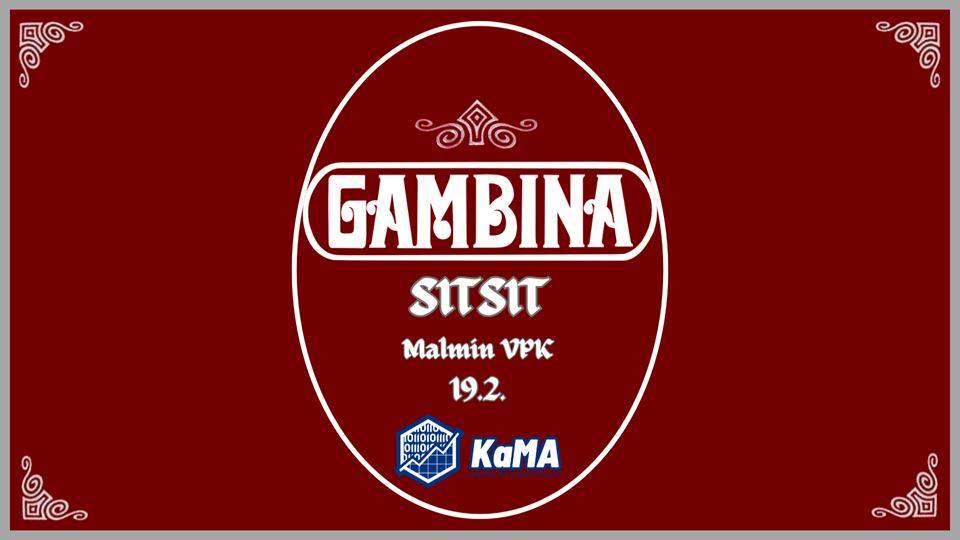 Tervetuloa juhlistamaan Gambinaa Malmin VPK:lle perinteisten Gambinasitsien muodossa!